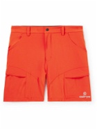 OSTRYA - Yarrow Logo-Print Tech Hiking Shorts - Orange