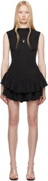 BELLE Black Ballerina Minidress