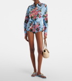 Dolce&Gabbana Floral thong sandals