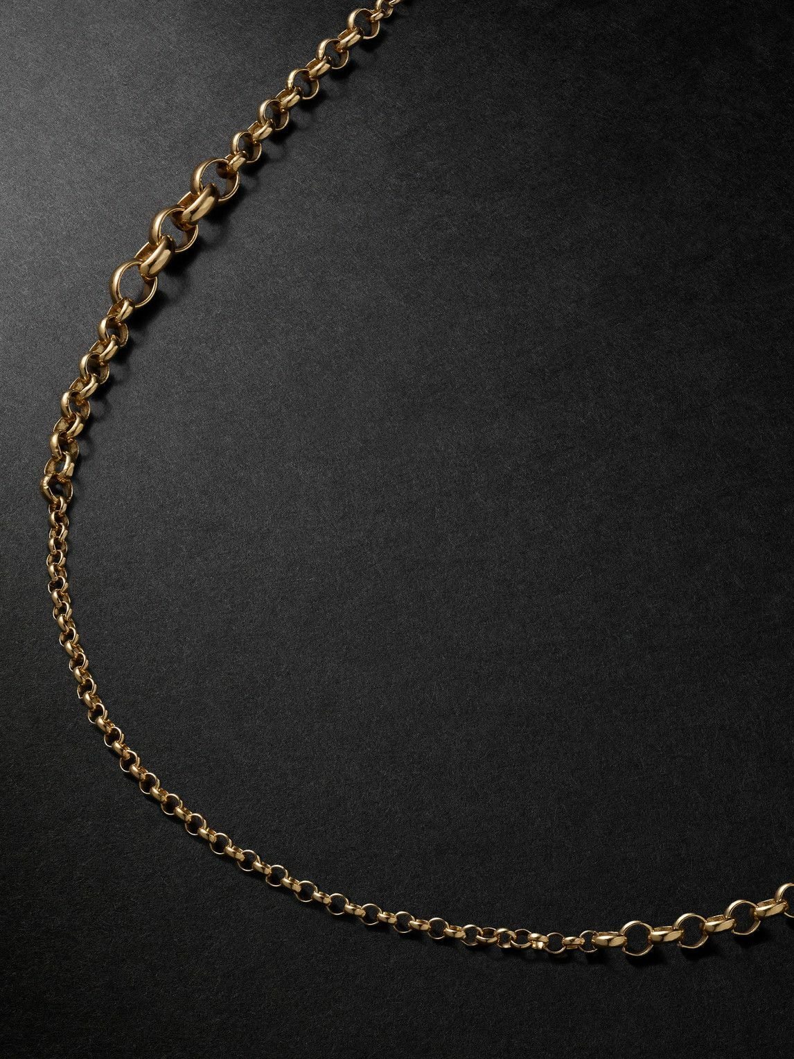 Foundrae - Small Graduating Belcher 18-Karat Gold Chain Necklace