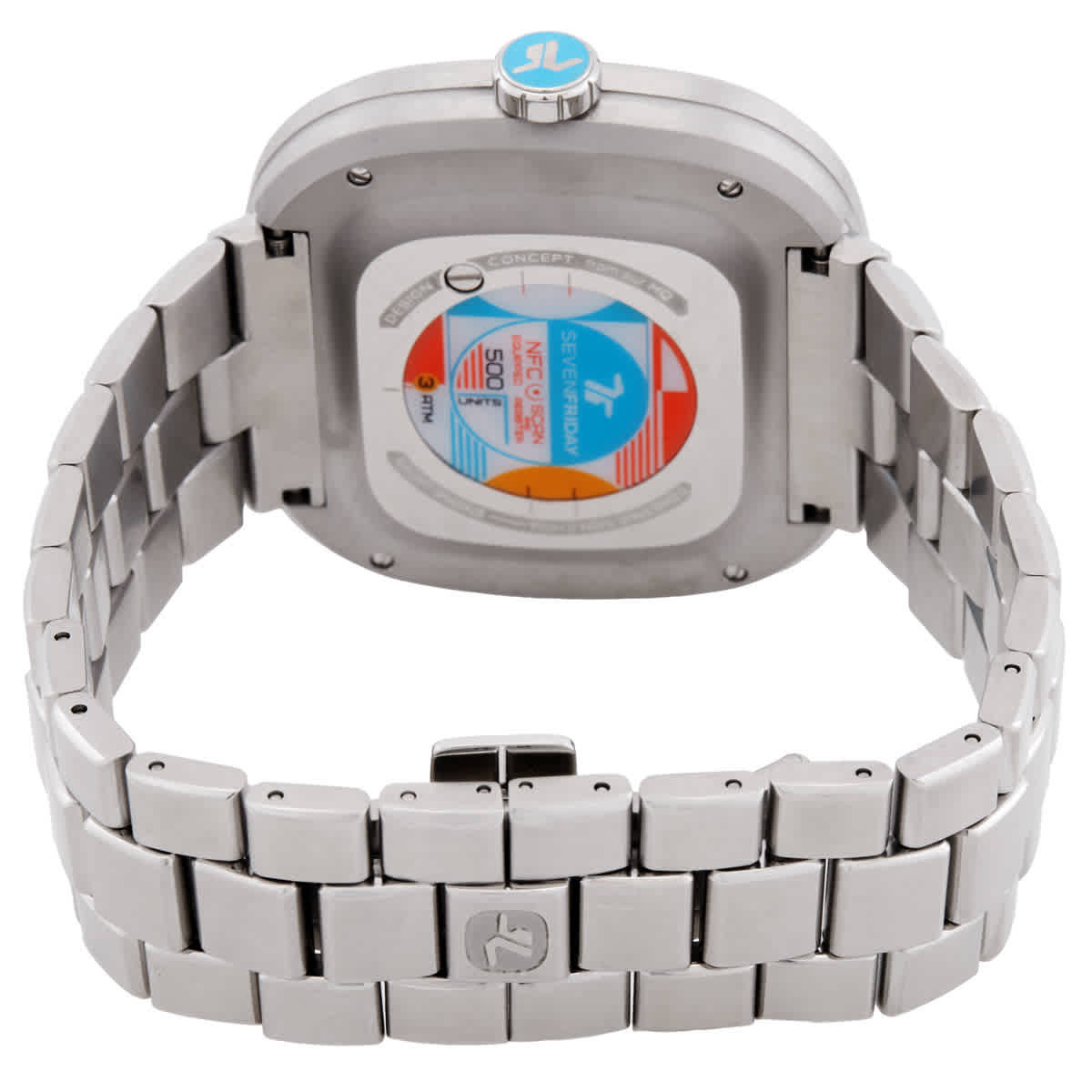 Seven Friday ''Bauhaus Inspired'' Automatic White Dial Mens Watch T1/08