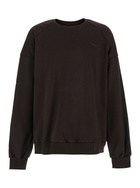 Juun.J Brown Oversized Sweatshirt With Graphic Print In Cotton Man