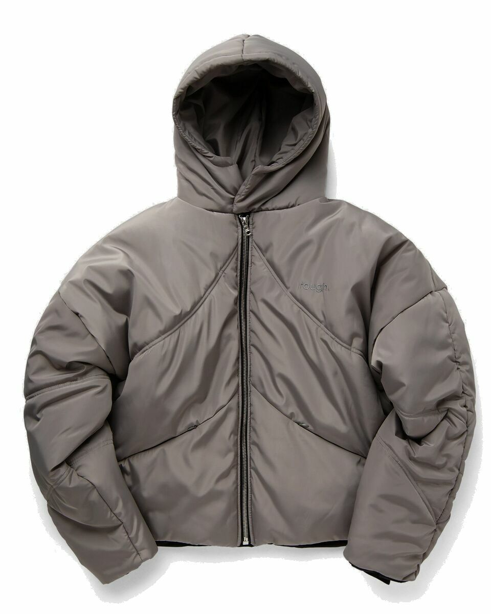 Photo: Rough. Eternal Puffer Jacket Grey - Mens - Down & Puffer Jackets