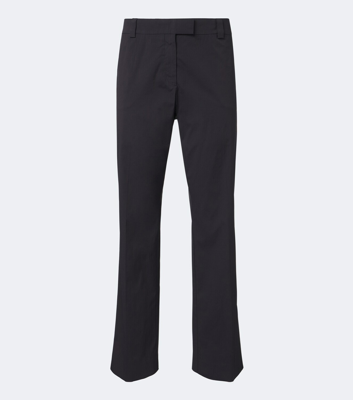 Miu Miu Cotton-blend poplin straight pants