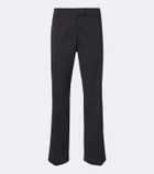 Miu Miu Cotton-blend poplin straight pants