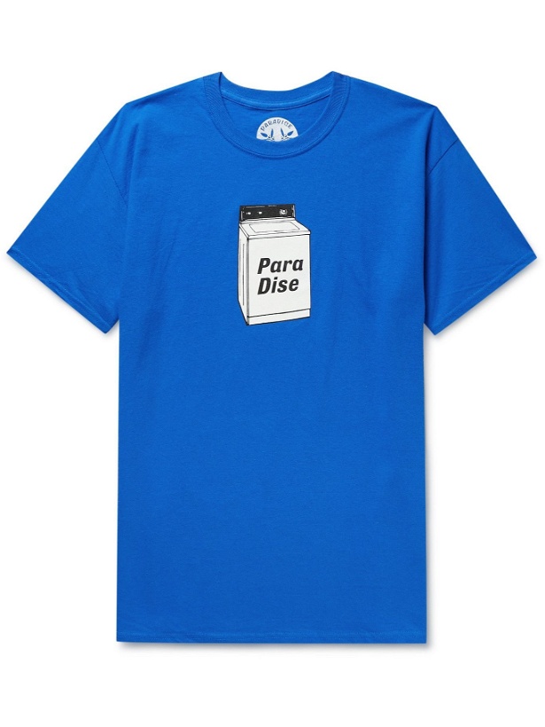 Photo: PARADISE - Printed Cotton-Jersey T-shirt - Blue