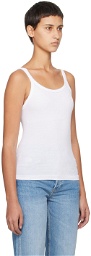 Re/Done White Hanes Edition Tank Top