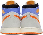 Nike Jordan Blue & Orange 1Zoom CMFT 2 Sneakers
