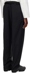 Craig Green Black Elasticized Worker Trousers