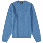 A.P.C. Men's A.P.C Chandler Donegal Crew Knit in Blue