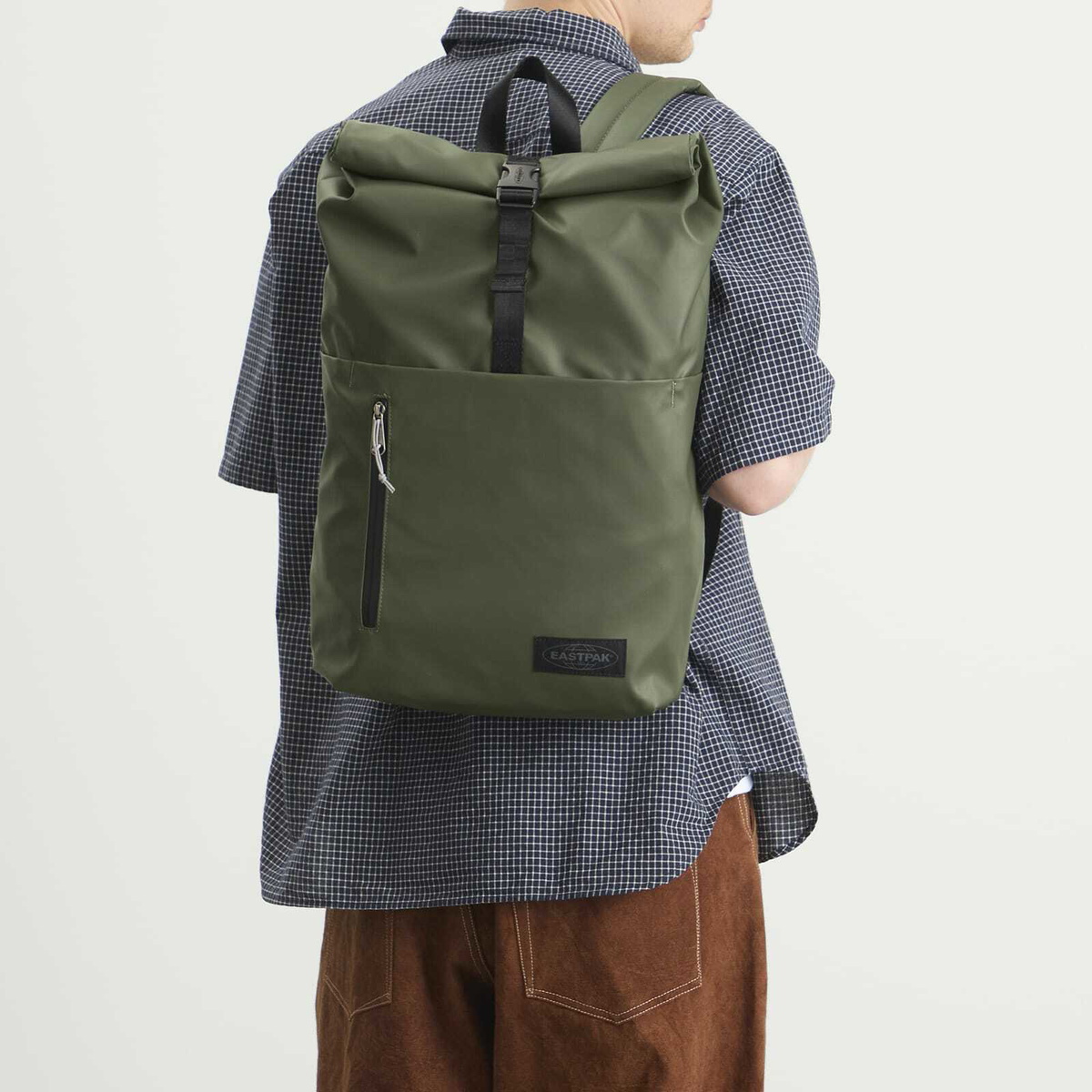 Eastpak Up Roll Backpack in Tarp Forest 