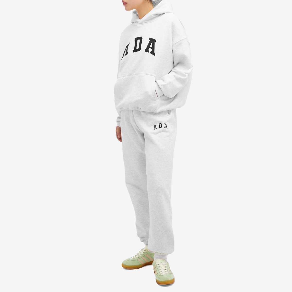 Adanola Women's ADA Oversized Hoodie in Light Grey