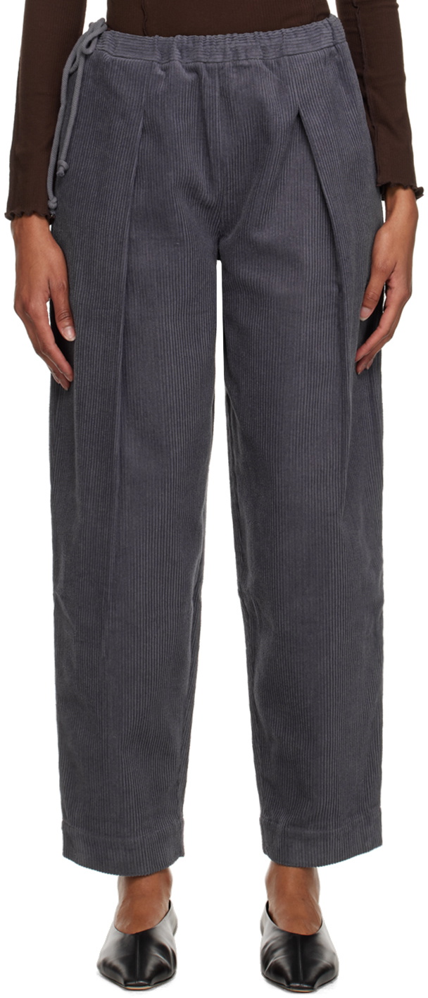 Deiji Studios Purple 'The Drawcord' Lounge Pants