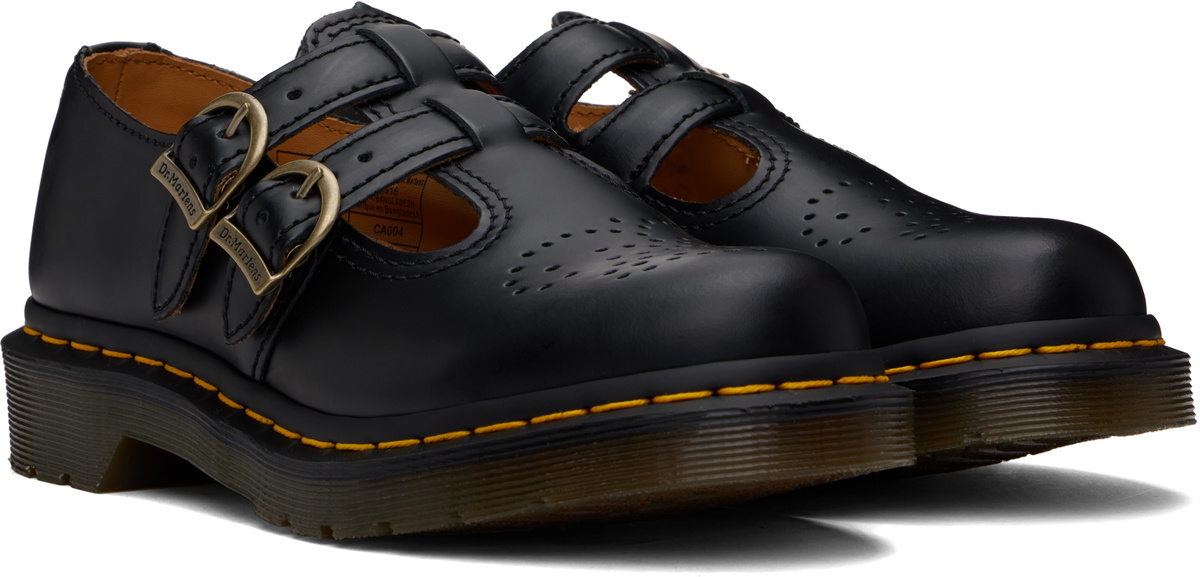 Dr. Martens Black 8065 Smooth Leather May Jane Loafers Dr. Martens