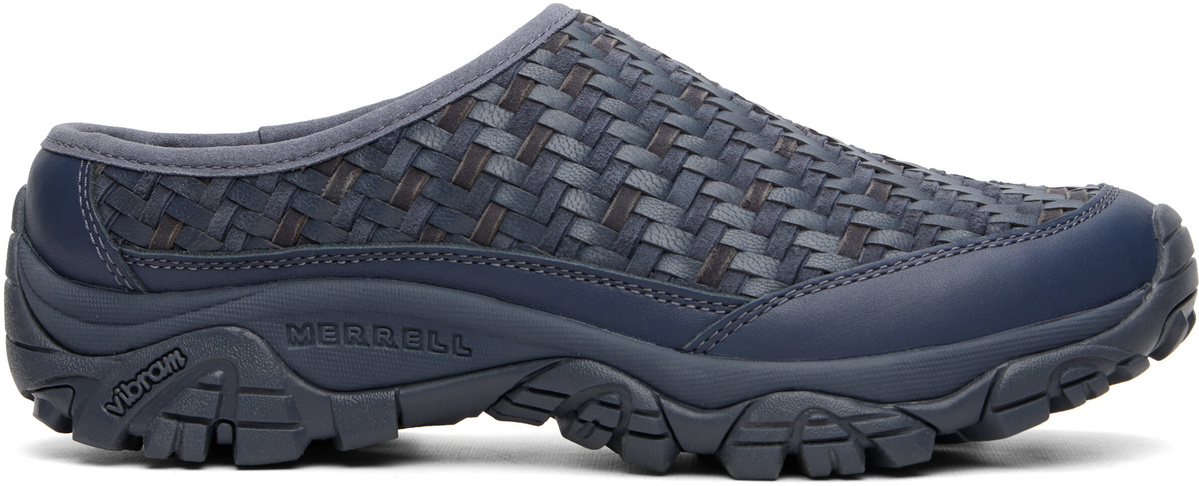 Merrell 1TRL Gray Moab 2 Leather Slide Flats