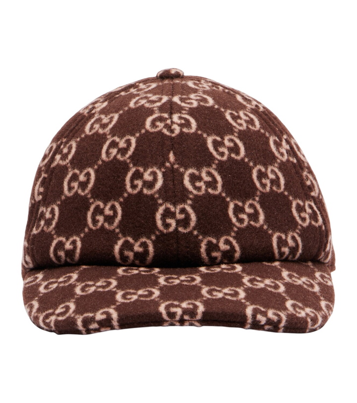 Photo: Gucci GG Canvas wool baseball cap