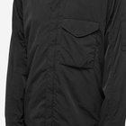 C.P. Company Men's Chrome-R Zip Overshirt in Black