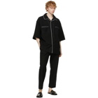 We11done Black Zurry Pyjama Trousers