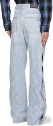 AMIRI Blue Snap-Off Jeans