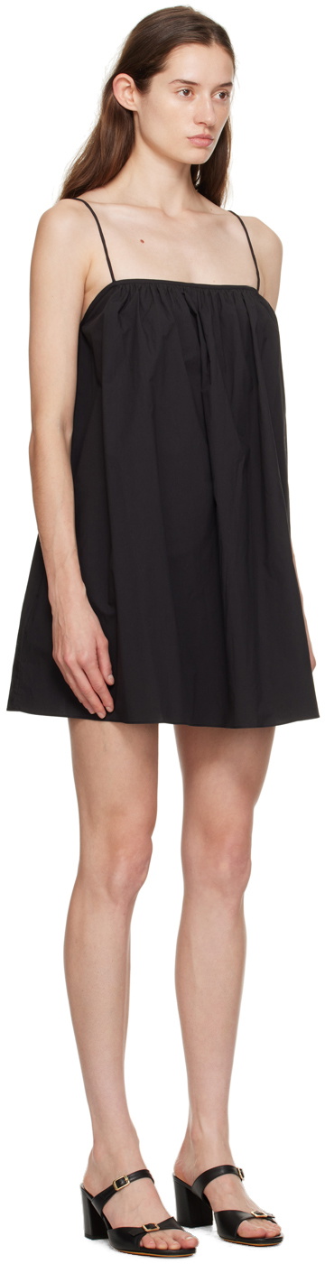 Matteau Black Square Neck Minidress