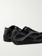 Bottega Veneta - Orbit Rubber, Mesh and Fishnet Sneakers - Black