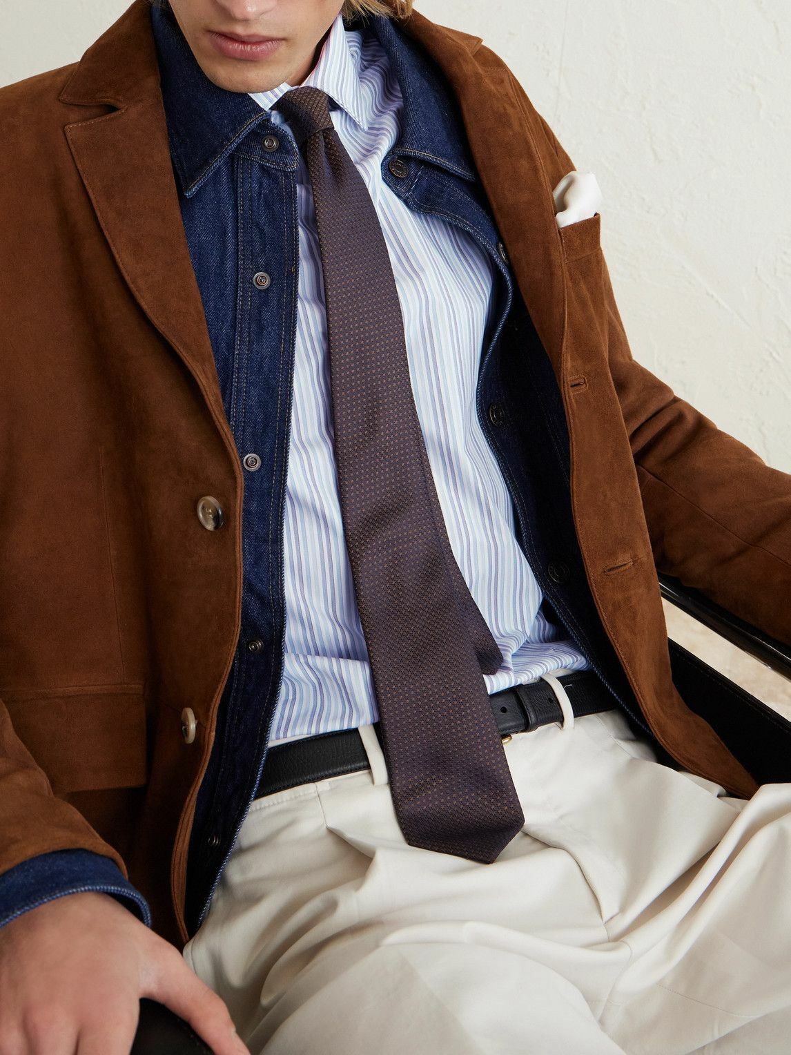 Paul Smith - Slim-Fit Striped Cotton-Poplin Shirt - Blue