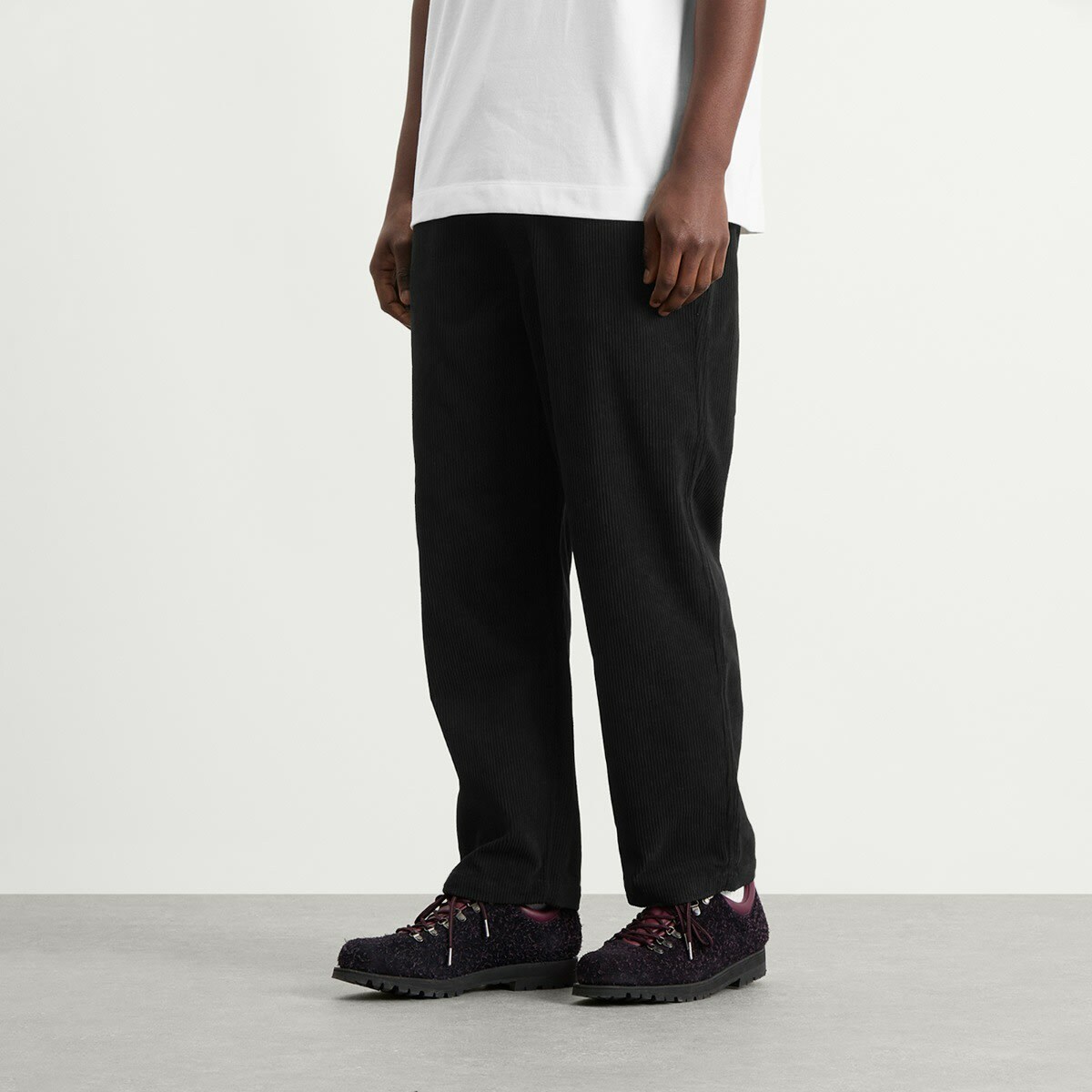 NANGA Men's Corduroy Climbing Trousers in Black