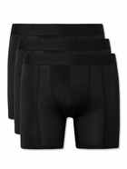 CDLP - Three-Pack Performance Stretch Recycled-Jersey Boxer Briefs - Black