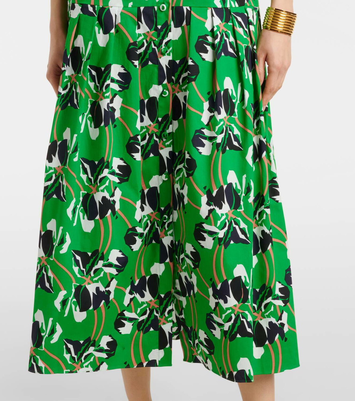 Diane von Furstenberg Jonah printed cotton maxi dress