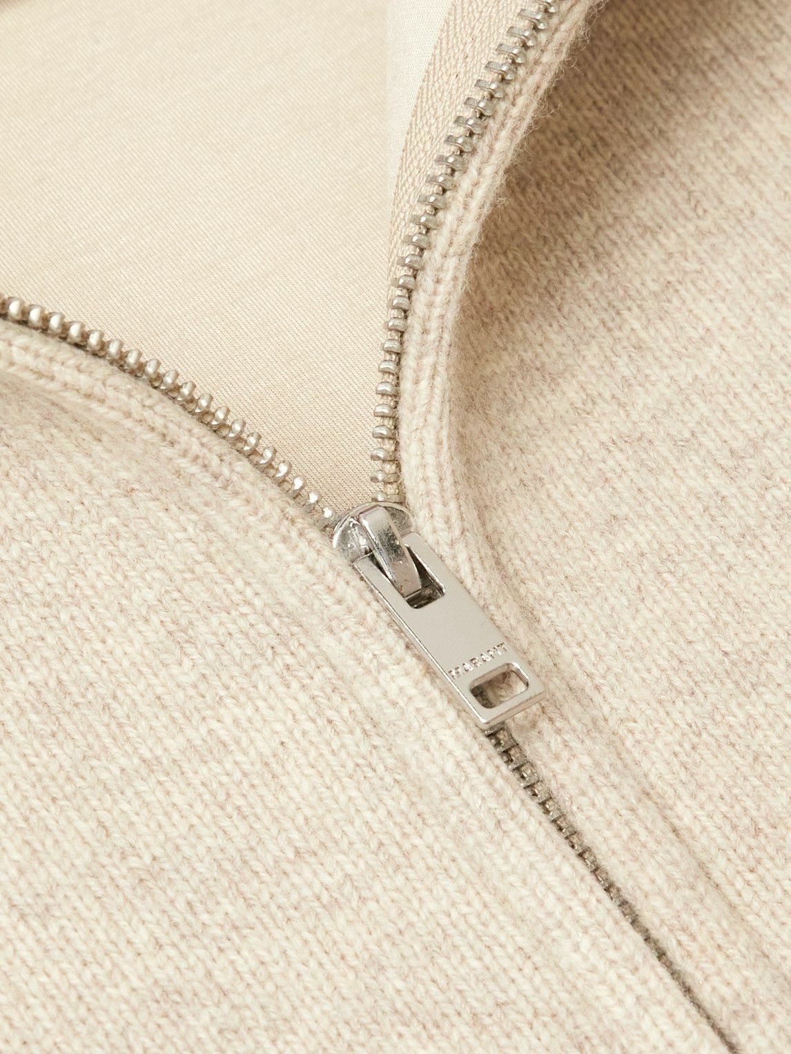 Marant - Igor Wool-Blend Zip-Up Hoodie - Neutrals Isabel Marant
