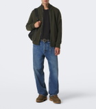 Moncler Wool and cashmere zip-up cardigan