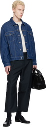 Maison Kitsuné Blue Denim Trucker Jacket
