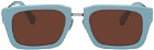 Jacquemus Blue Le Papier 'Les Lunettes Soli' Sunglasses