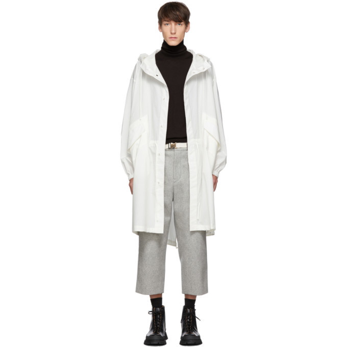 Photo: Jil Sander White Essential Jil Coat