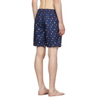 Onia Blue Mini Geo The Charles 7 Swim Shorts