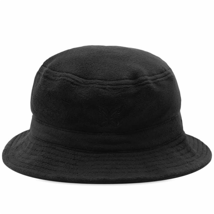 Photo: Needles Men's Poly Fleece Bucket Hat in Black