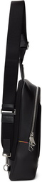 Paul Smith Black Embossed Slingback Messenger Bag