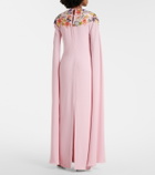 Costarellos Embroidered gown