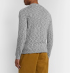 Folk - Slim-Fit Mélange Cotton Sweater - Gray