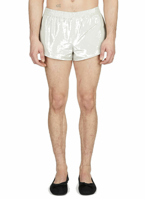Photo: Balenciaga - Running Shorts in White