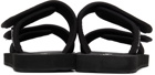 Palm Angels Black Nylon Strap Sandals