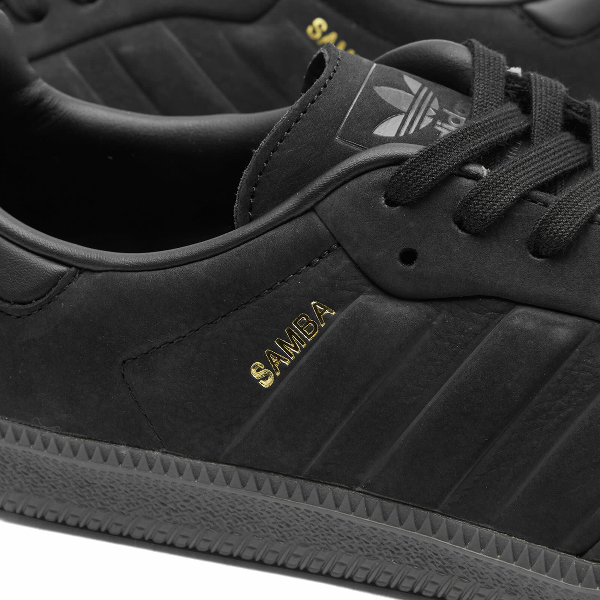 Adidas Samba Sneakers in Core Black/Gum