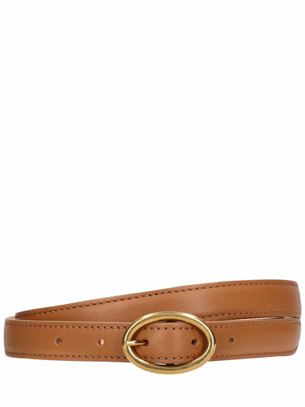 Photo: ANNAGRETA Sable X Annagreta 2cm Calf Leather Belt