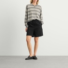 Nothing Written Women's Pale Linen Shorts in Black