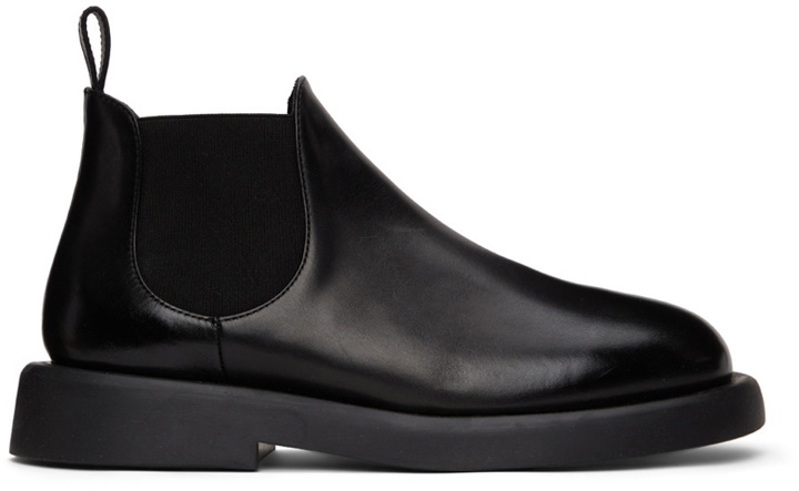 Photo: Marsèll Black & Grey Gomme Beatles Chelsea Boots