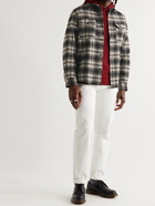 A.P.C. - Leo Checked Wool-Blend Flannel Shirt - Black