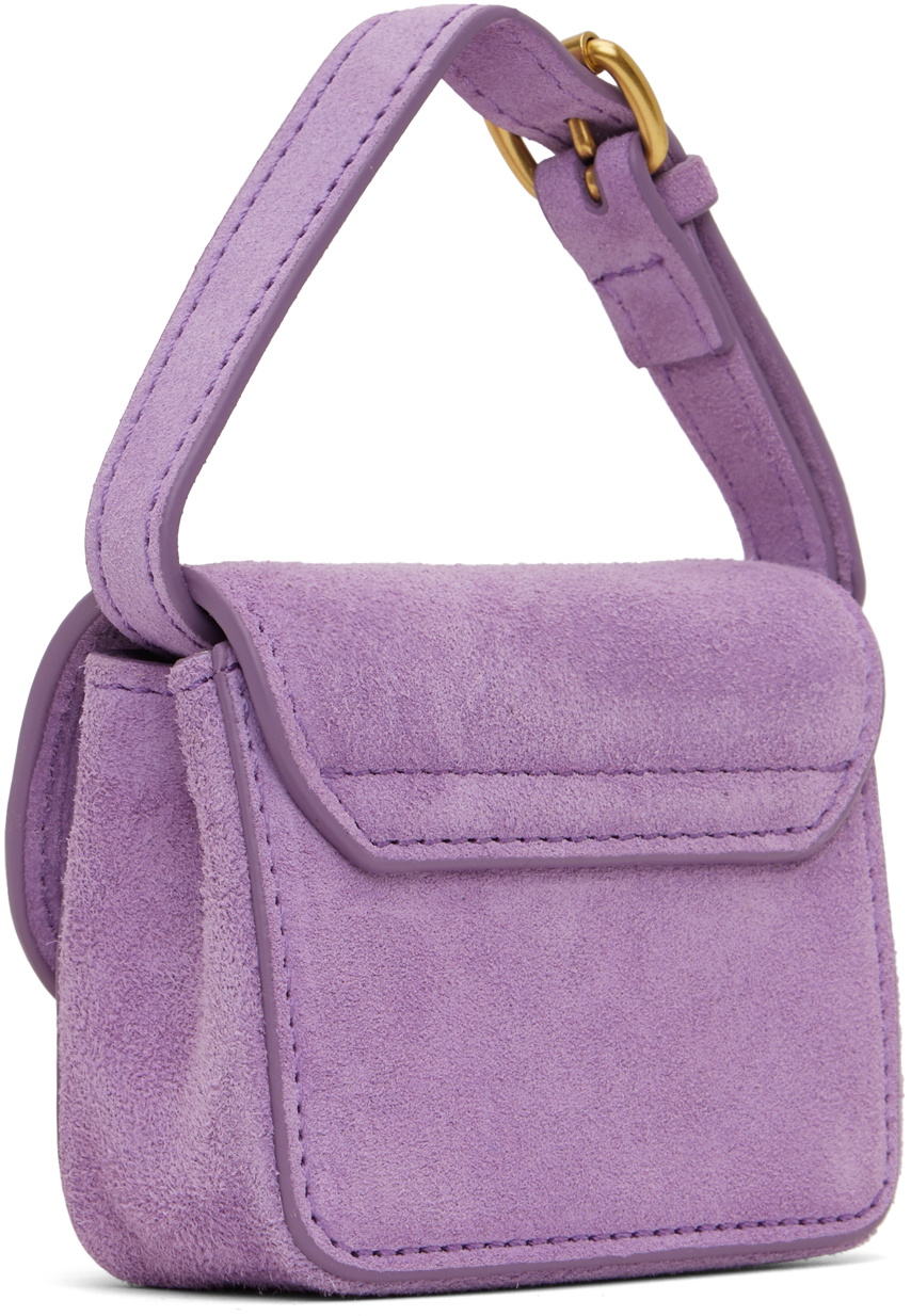 Vivienne Westwood Purple Suede Mini Linda Bag Vivienne Westwood