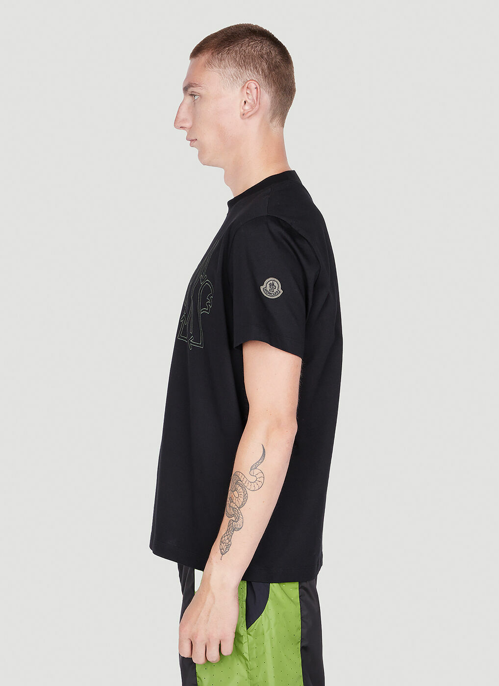 Moncler - Born To Protect T-Shirt in Black Moncler