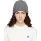 Jil Sander Gray Wool Beanie