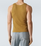 Saint Laurent Cassandre cotton tank top
